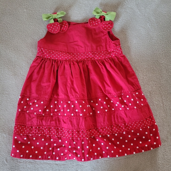 Gymboree Other - Gymboree Cherry Cute tiered dress
